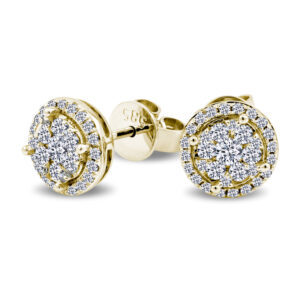 Ohrringe Stecker 585/- mit 0.43ct Brillanten