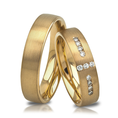 <strong>AE25 | Trauringpaar</strong></br>(585 Gold)