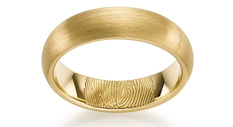 Innengravur Fingerabdruck