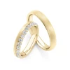 <strong>Trauringe - Gelbgold | ru-1759-2 </strong></br>(585 Gold) - zus. 0.390ct tw/si