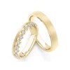 <strong>Trauringe - Gelbgold | ru-1771-2 </strong></br>(585 Gold) - zus. 0.360ct tw/si
